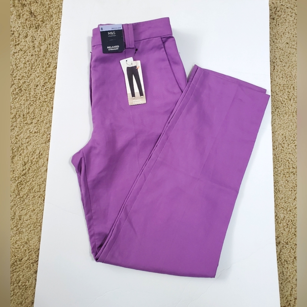 NEW relaxed straigth pants Size 4 US
